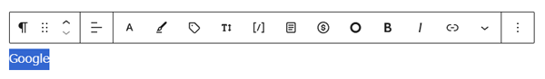 テキストを選択
