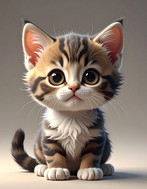生成された子猫