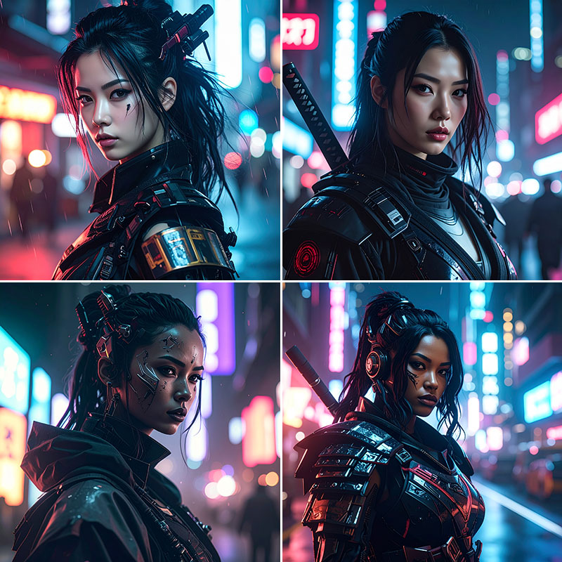 「photorealistic」なしの場合