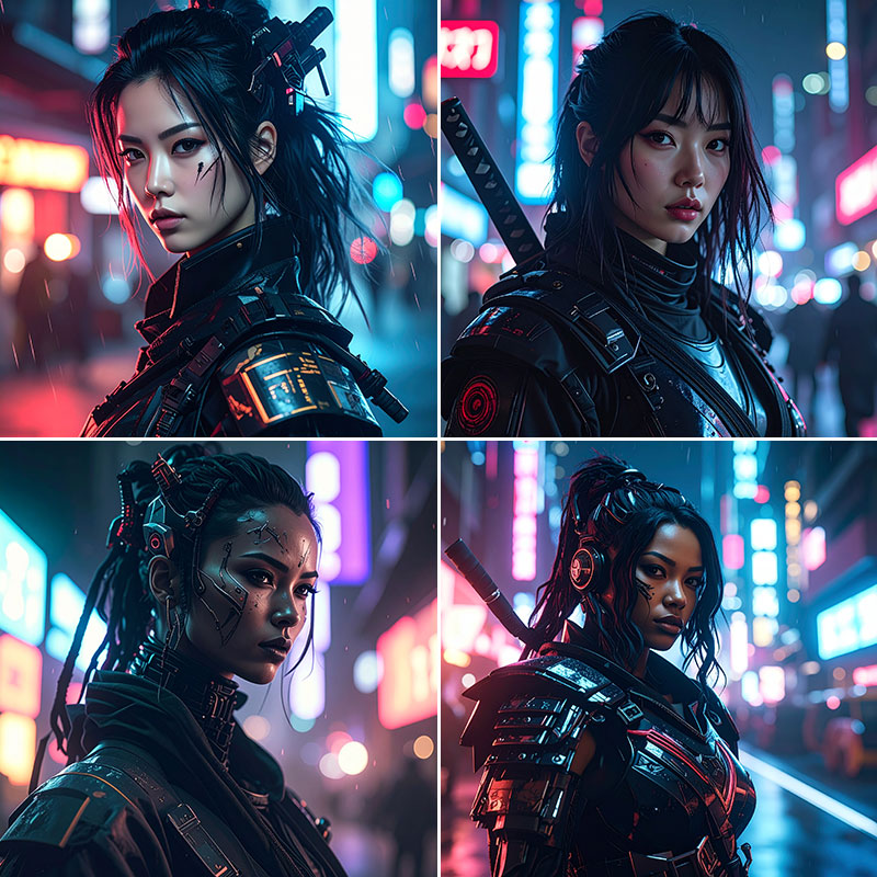 「photorealistic」ありの場合