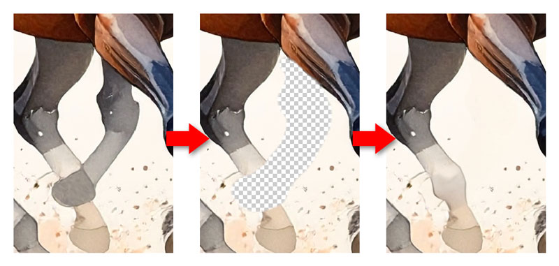 生成塗りつぶしの結果